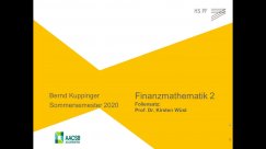 Finanzmathematik Zinsrechnung Teil 1