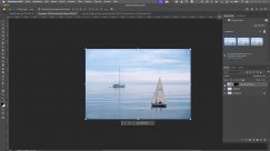 35 Übung „Segelschiff“ und „See“: Objekt mit dem Befehl Ebene/Harmonisieren in eine Szene einpassen - Dagmar Staud