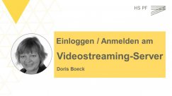 Videostreaming-Server Anmelden / Einloggen